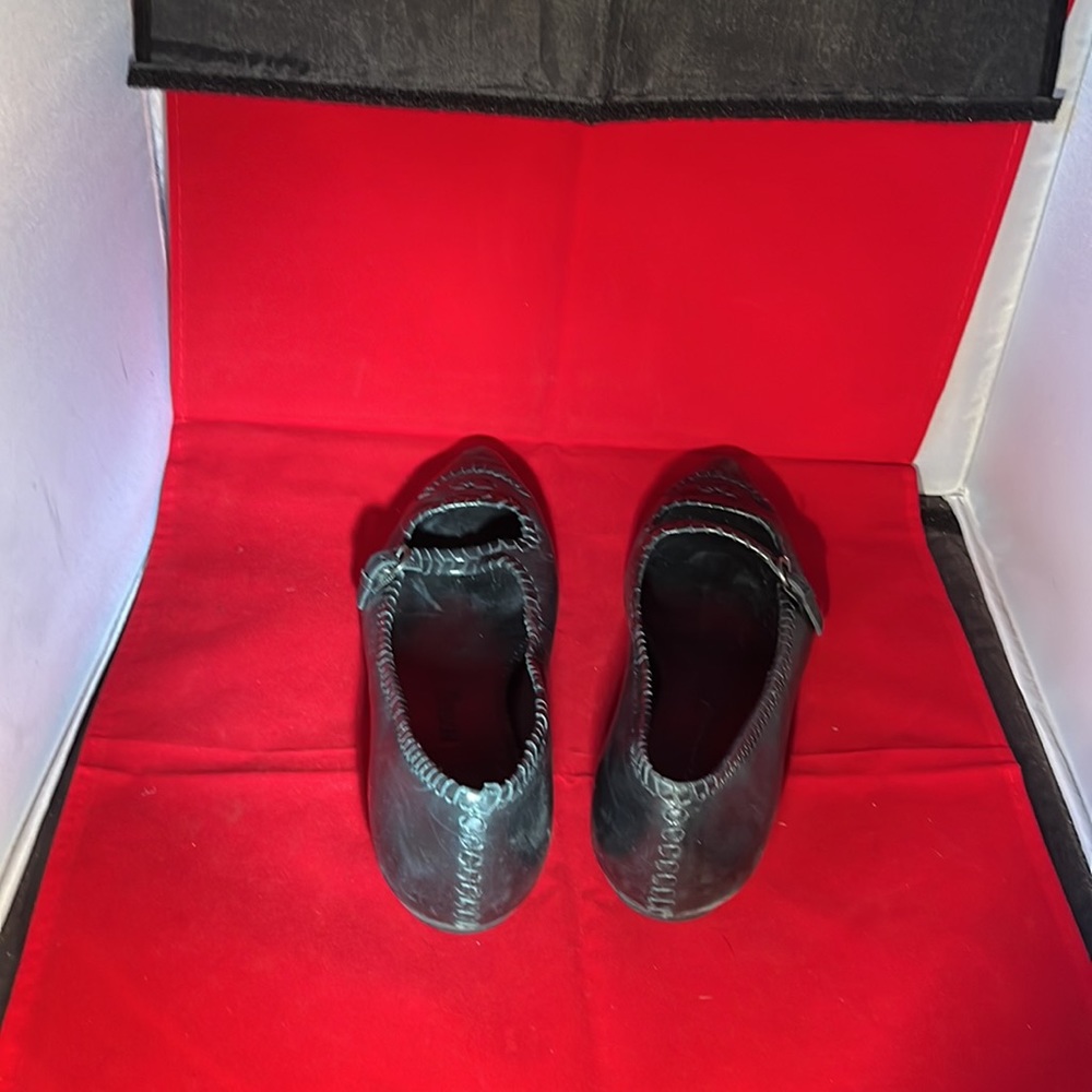 Jack Rogers black leather flats - Picture 3 of 4